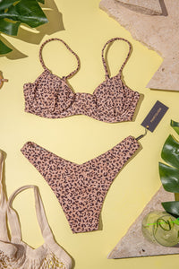 MALDIVES BIKINI BOTTOMS IN MOCHA LEOPARD - PINKCOLADA