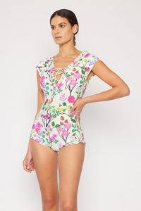 FLOWERS ONE PIECE SWIMSUIT