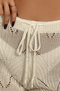 STRING CUT COVER UP BEACH SHORTS