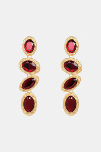 Geometrical Shape Resin Dangle Earrings