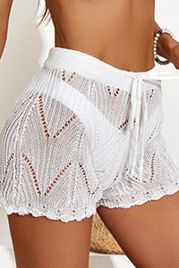 STRING CUT COVER UP BEACH SHORTS