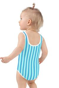 SOFIA KIDS SWIMSUIT - BLUE STRIPES