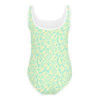 SOFIA KIDS SWIMSUIT - GARDEN PARTY SKY BLUE FLORALS