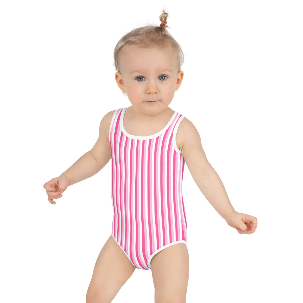 SOFIA KIDS SWIMSUIT - PINK STRIPES