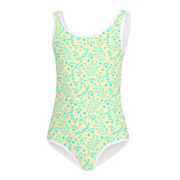 SOFIA KIDS SWIMSUIT - GARDEN PARTY SKY BLUE FLORALS