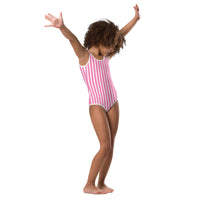 SOFIA KIDS SWIMSUIT - PINK STRIPES