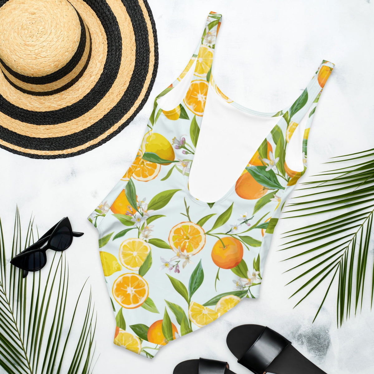 FLORIDA ECO ONE PIECE SWIMSUIT - LEMON GARDEN