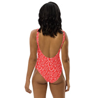 FLORIDA ECO ONE PIECE SWIMSUIT - RED GARDEN