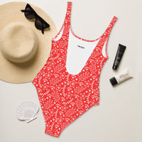 FLORIDA ECO ONE PIECE SWIMSUIT - RED GARDEN