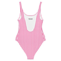 FLORIDA ECO ONE PIECE SWIMSUIT - PINK STRIPES