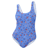 FLORIDA ECO ONE PIECE SWIMSUIT - SAPPHIRE FLORALS