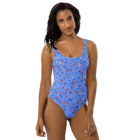 FLORIDA ECO ONE PIECE SWIMSUIT - SAPPHIRE FLORALS