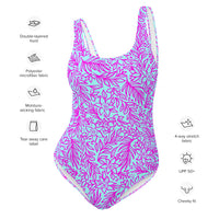 FLORIDA ECO ONE PIECE SWIMSUIT - LIMITED EDITION ORCHI ISLAND