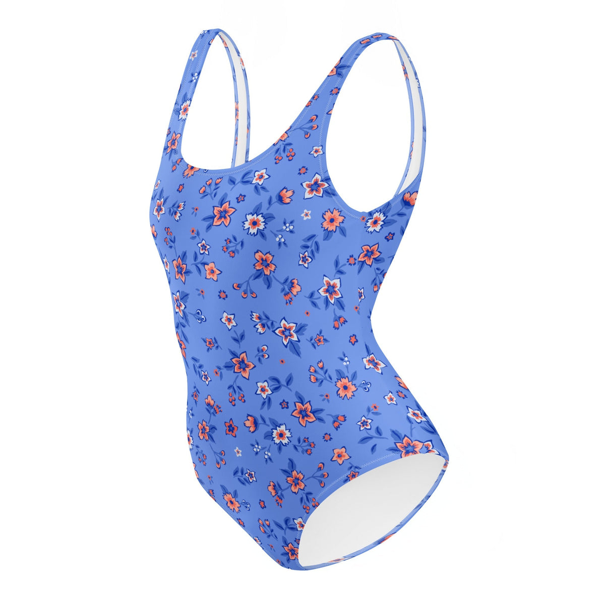 FLORIDA ECO ONE PIECE SWIMSUIT - SAPPHIRE FLORALS