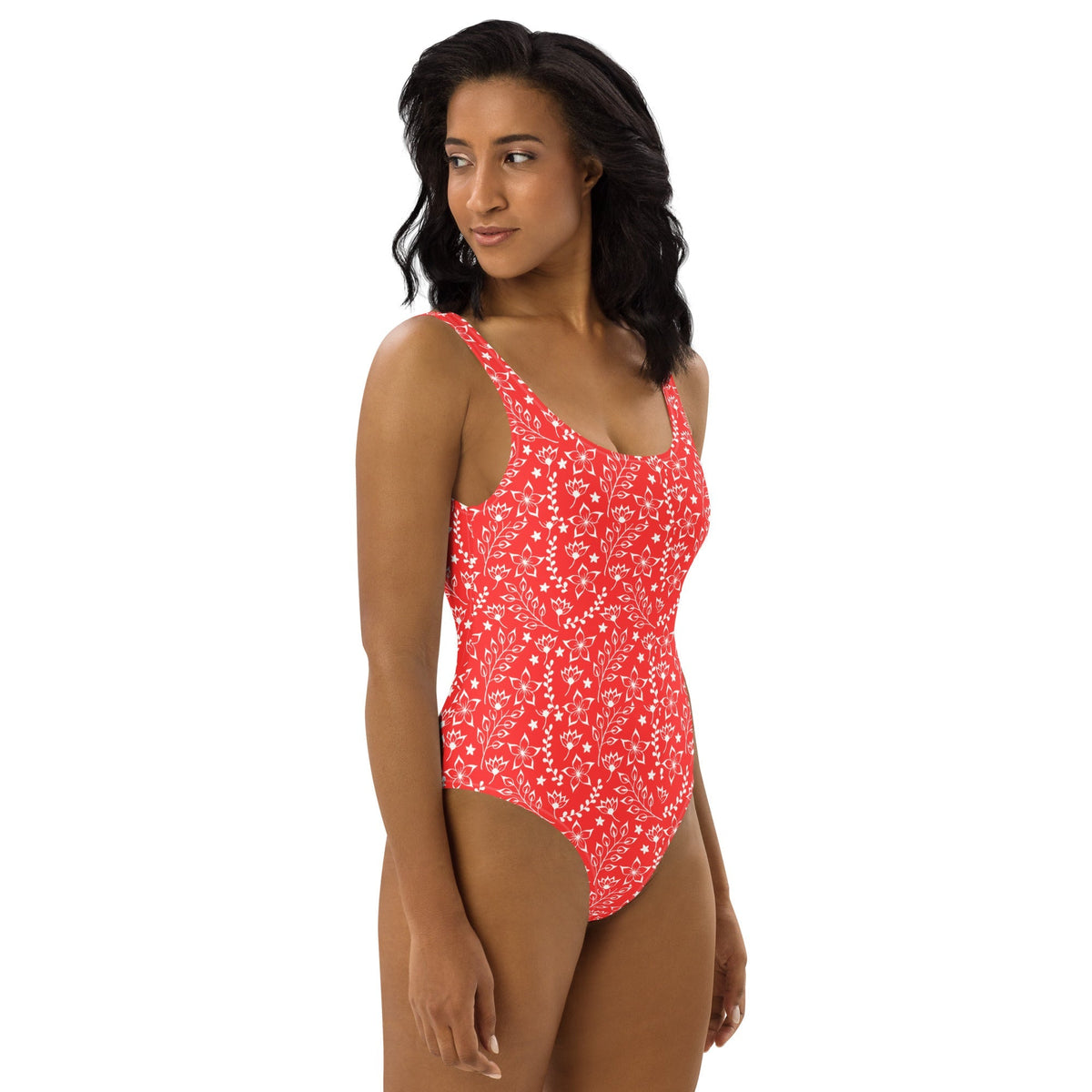 FLORIDA ECO ONE PIECE SWIMSUIT - RED GARDEN