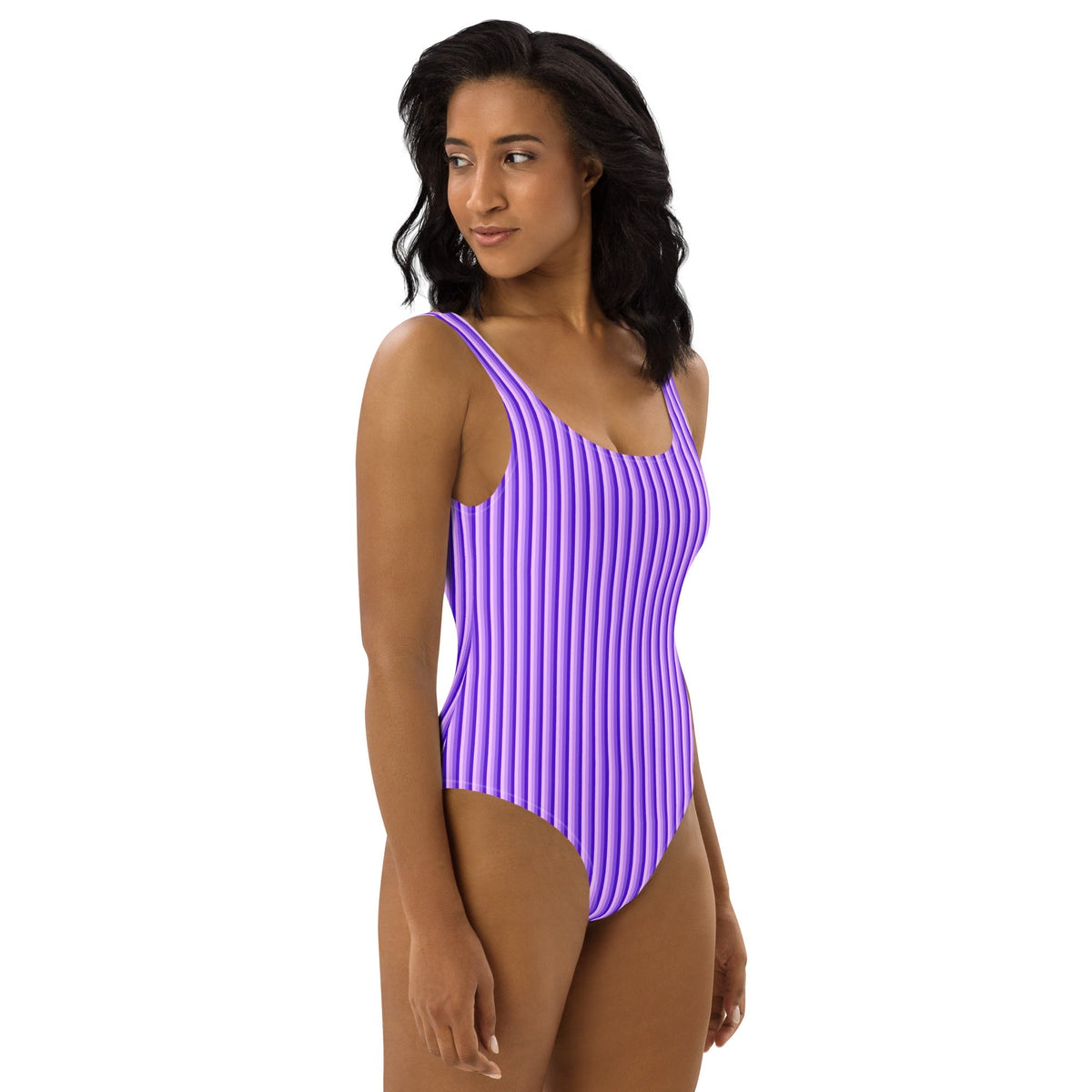 FLORIDA ECO ONE PIECE SWIMSUIT - PURPLE STRIPES