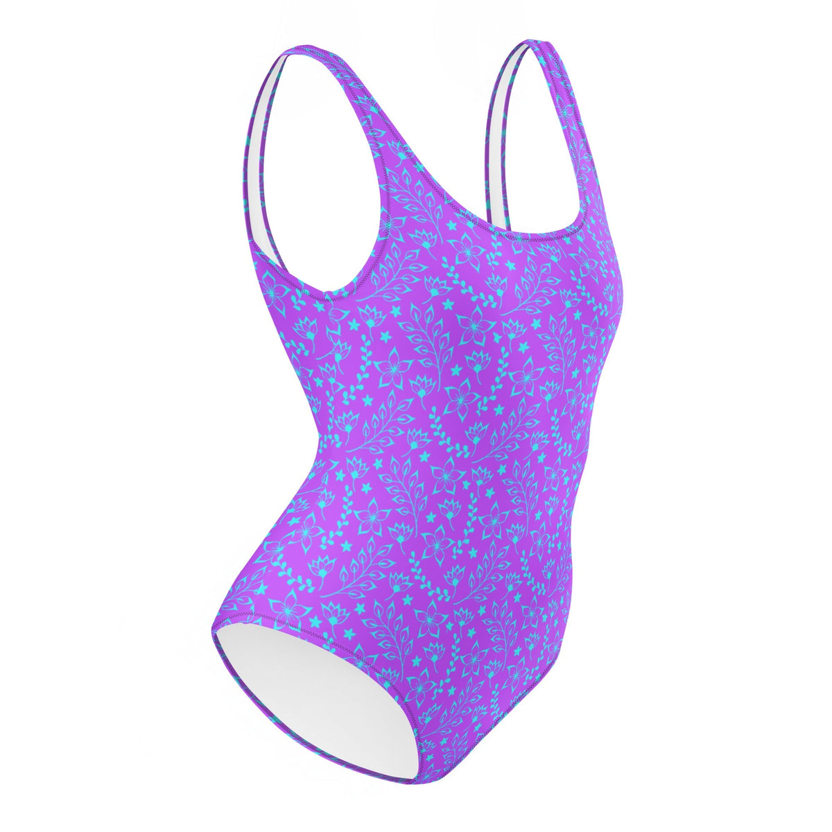 FLORIDA ECO ONE PIECE SWIMSUIT - PURPLE GARDEN