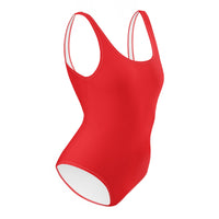 FLORIDA ECO ONE PIECE SWIMSUIT - RED