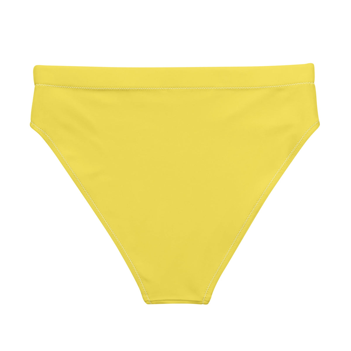 MIAMI ECO HIGH WAISTED BIKINI BOTTOM - YELLOW DAISY