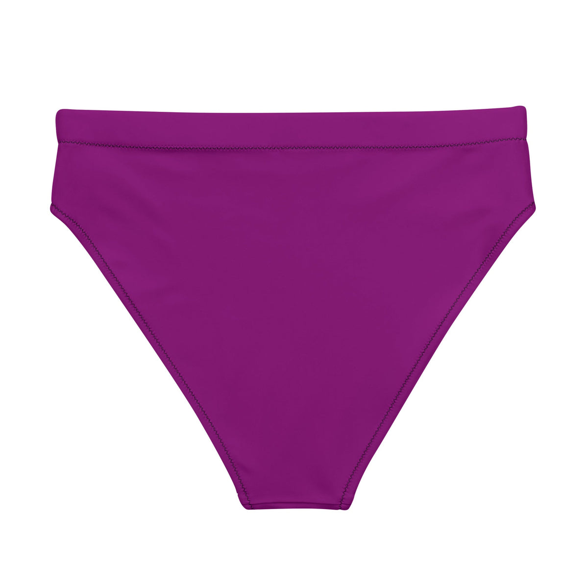 MIAMI ECO HIGH WAISTED BIKINI BOTTOM - BERRY PURPLE