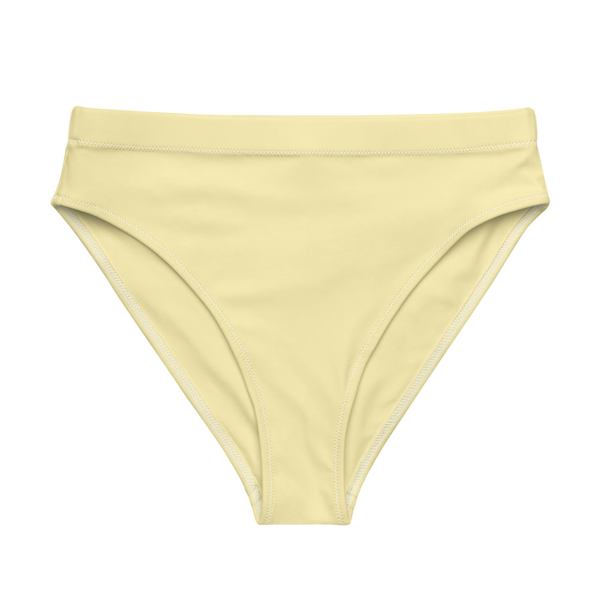 MIAMI ECO HIGH WAISTED BIKINI BOTTOM - BANANA YELLOW