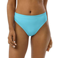 MIAMI ECO HIGH WAISTED BIKINI BOTTOM - CANDY BLUE