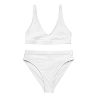 BERMUDA HIGH WAISTED BIKINI SET ECO - WHITE