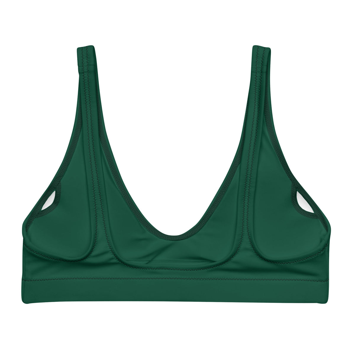 BELLA ECO PADDED BIKINI TOP | EMERALD GREEN