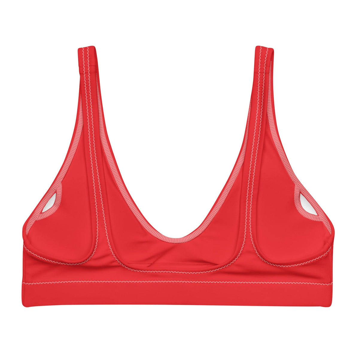 BELLA ECO PADDED BIKINI TOP | RED