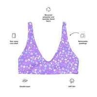 BELLA ECO PADDED BIKINI TOP | LILACERI BLOOMS ECO