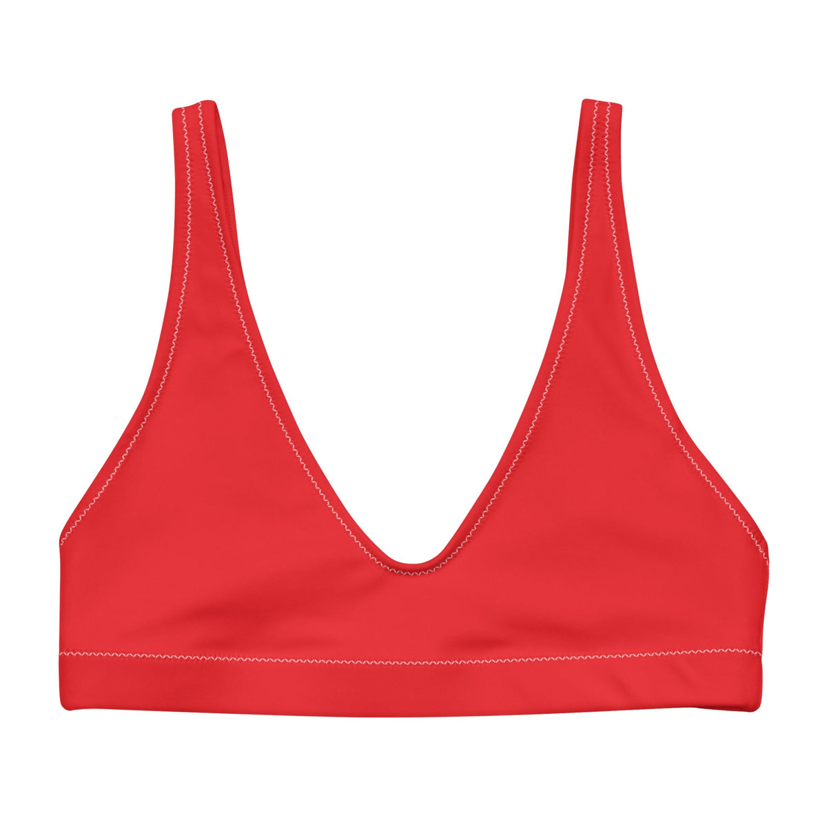 BELLA ECO PADDED BIKINI TOP | RED