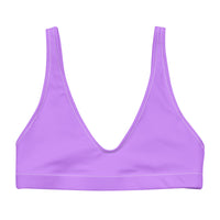 BELLA ECO PADDED BIKINI TOP - CANDY PURPLE