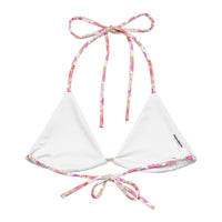 TRIANGLE STRING BIKINI TOP ECO - SUMMER BLOSSOMZ