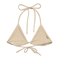 TRIANGLE STRING BIKINI TOP ECO - CHAMPAGNE