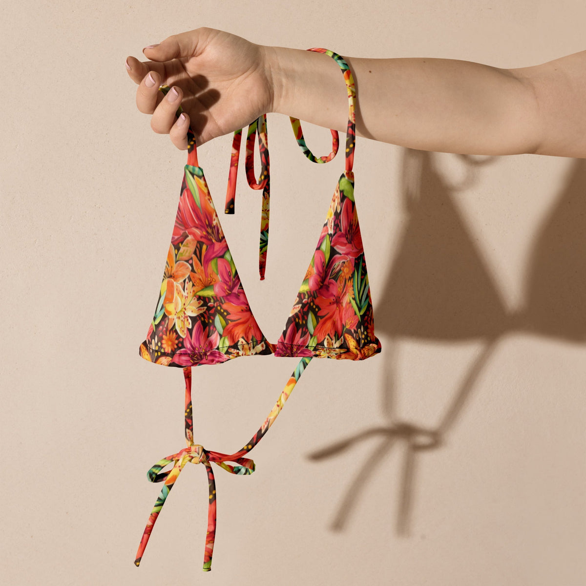 TRIANGLE STRING BIKINI TOP ECO - TANGO JUNGLE