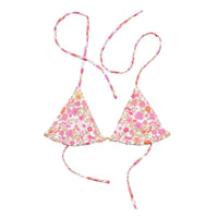 TRIANGLE STRING BIKINI TOP ECO - SUMMER BLOSSOMZ