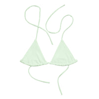 TRIANGLE STRING BIKINI TOP ECO - HONEYDEW