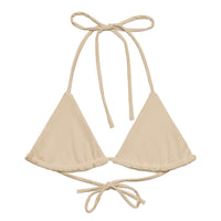 TRIANGLE STRING BIKINI TOP ECO - CHAMPAGNE