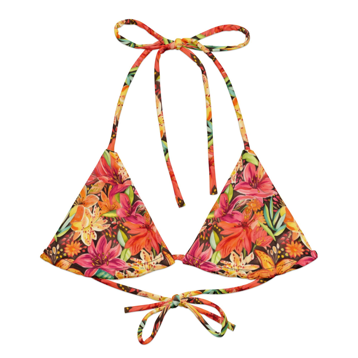 TRIANGLE STRING BIKINI TOP ECO - TANGO JUNGLE