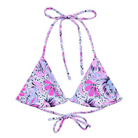 TRIANGLE STRING BIKINI TOP ECO - MELROSE JUNGLE