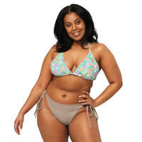 TRIANGLE STRING BIKINI TOP ECO - CAICOS FLORALS