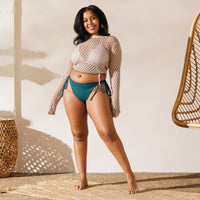 STRING BIKINI BOTTOM ECO - SHERPA TEAL