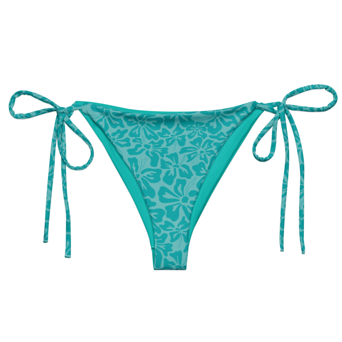 STRING BIKINI BOTTOM ECO - IRIS HIBISCUS