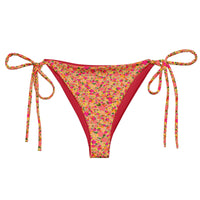 STRING BIKINI BOTTOM ECO - DITSY MANDARINS