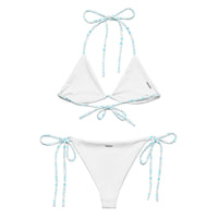 STRING BIKINI SET ECO - GARDEN PARTY WHITE