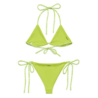 STRING BIKINI SET ECO - GARDEN PARTY LIME