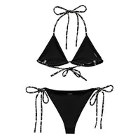 STRING BIKINI SET ECO - GARDEN PARTY MIDNIGHT