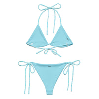 STRING BIKINI SET ECO - GARDEN PARTY SKY