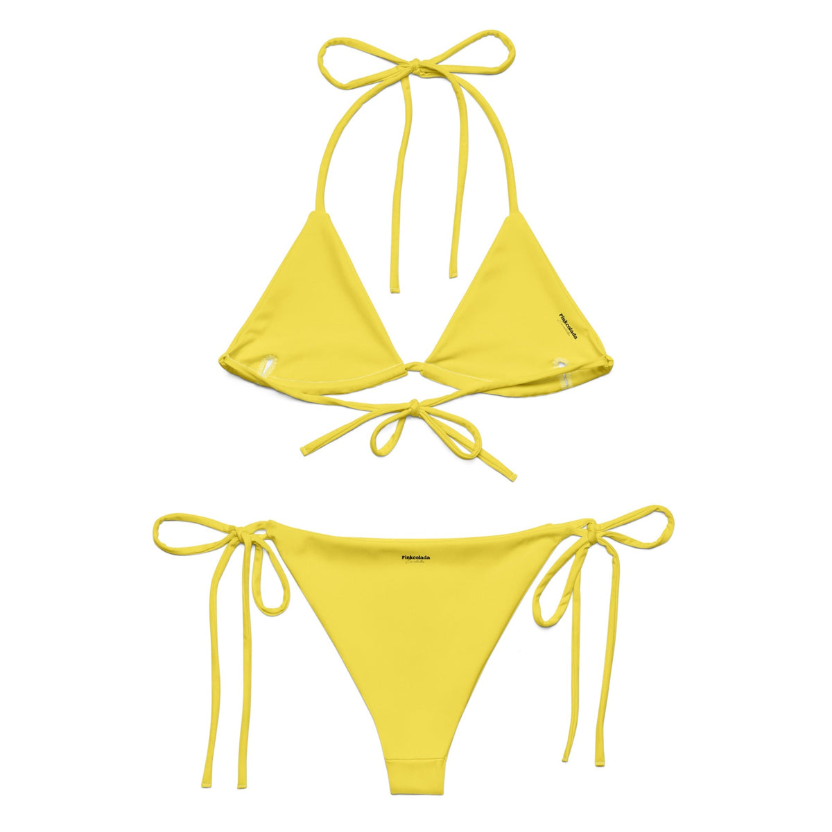 STRING BIKINI SET ECO - YELLOW DAISY