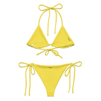 STRING BIKINI SET ECO - YELLOW DAISY